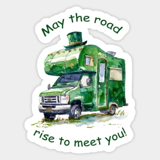 St. Patrick's Camper Sticker